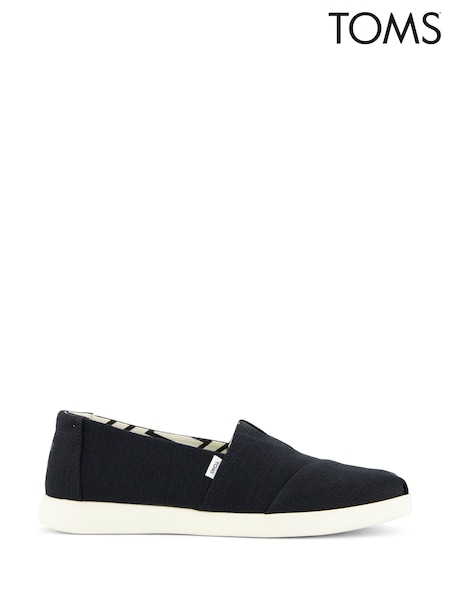TOMS Alpargata Plus Black Shoes (Y04004) | SGD 97