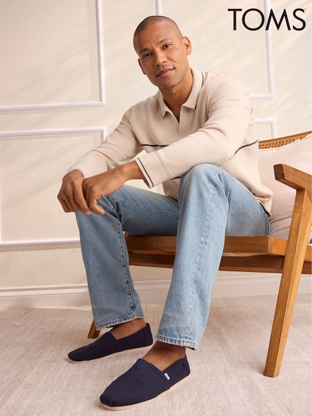 TOMS Blue Alpargata Classic Shoes (Y04007) | INR 6,757