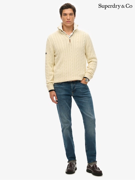Superdry Cotton Classic Cable 1/2 Zip Jumper (Y04123) | 94 €