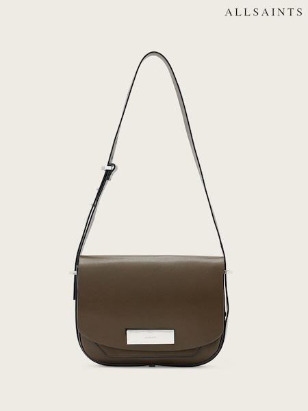 AllSaints Brown Etta Satchel Bag (Y04304) | €370