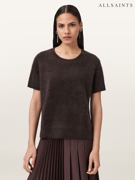 AllSaints Brown Rebel T-Shirt (Y04322) | €370