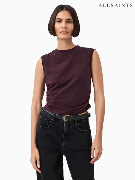Vermelho - AllSaints West Tank Top (Y04328) | R$ 485