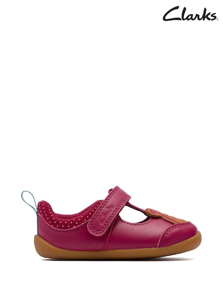 Clarks Red Pre Walker Hope Toddler Shoes (Y04424) | €40