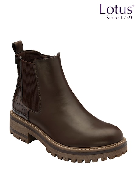 Lotus Zip-Up Ankle Boots (Y04483) | R$ 640
