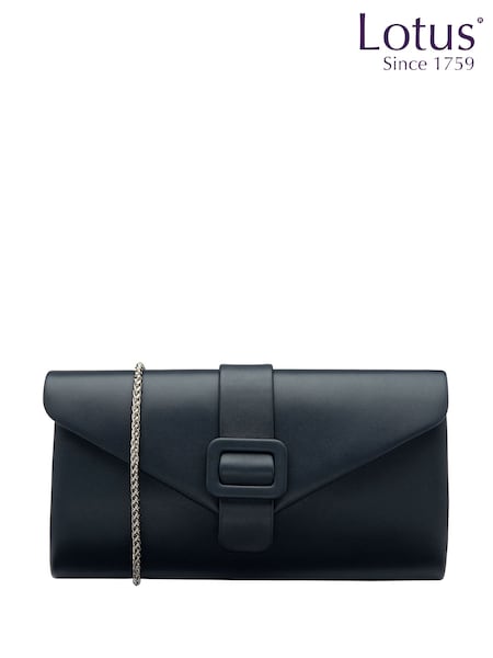 Lotus Blue Clutch Bag with Chain (Y04485) | €102