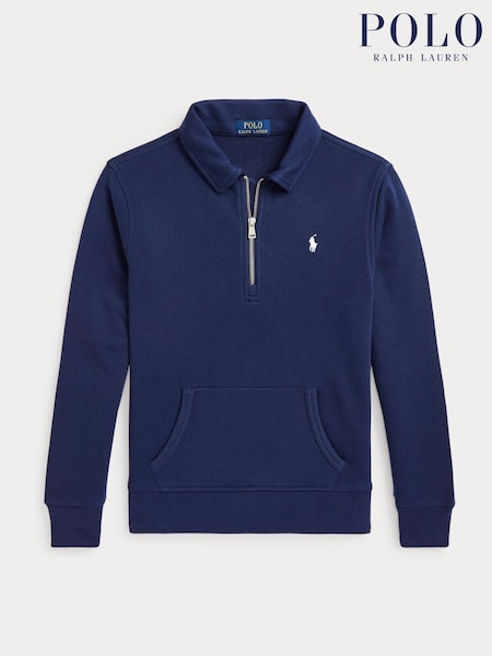 Polo Ralph Lauren Boys Quarter Zip Sweatshirt (Y04539) | R$ 840 - R$ 985