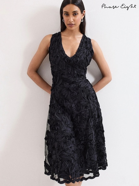 Phase Eight Black Paloma Dress (Y04596) | €318