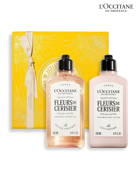 L'Occitane Fleurs De Cerisier (Cherry Blossom) Body Care Collection (Worth £46) (Y04661) | €53