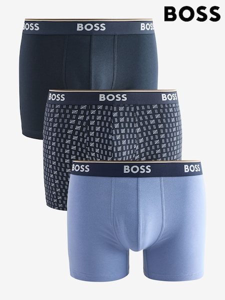 BOSS Blue Power Logo Boxers 3 Pack (Y04771) | €65