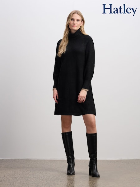 Hatley Swing Jumper Dress Black (Y05311) | €113