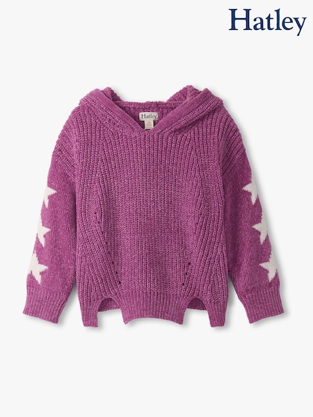 Hatley Pink Radiant Orchid Chenille Jumper (Y05566) | 158 QAR