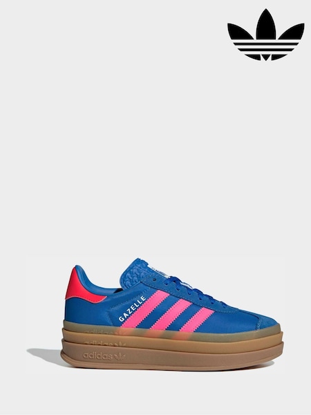 Blue - Adidas Originals Gazelle Bold Trainers