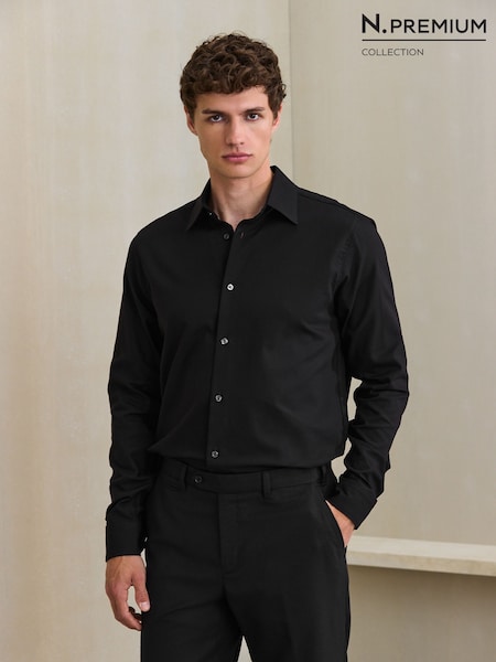 Qara - Regular N.premium Long Sleeve Soft Touch Smart Shirt