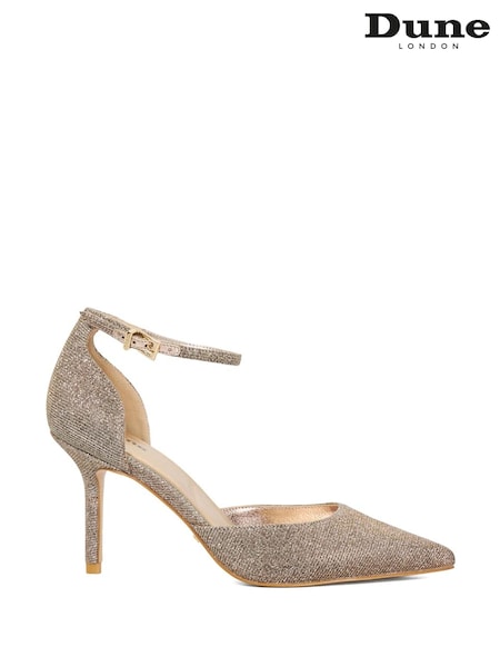 Dune London Brown Calmness Pointed Back Counter Court Shoes (Y06257) | €130