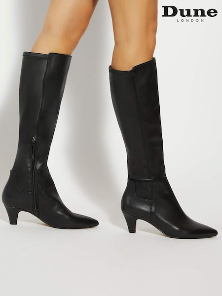 Dune London Sera Comfort Kitten Knee High Boots (Y06275) | € 222