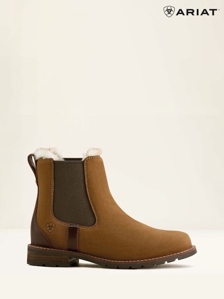 Ariat Womens Wexford Sherpa H2O Brown Boots (Y06601) | €229