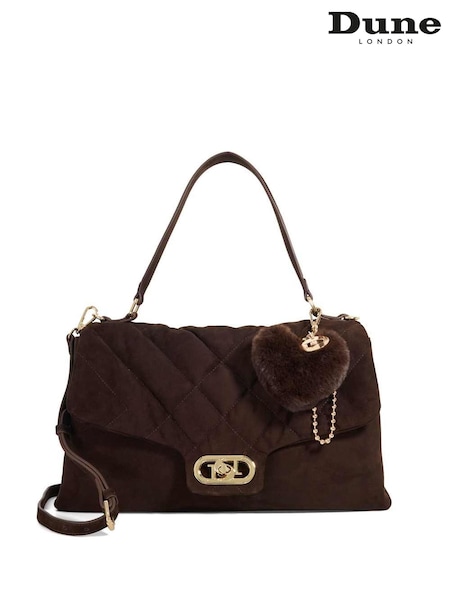 Dune London Brown Regency Large Premium Shoulder Bag (Y06793) | €237