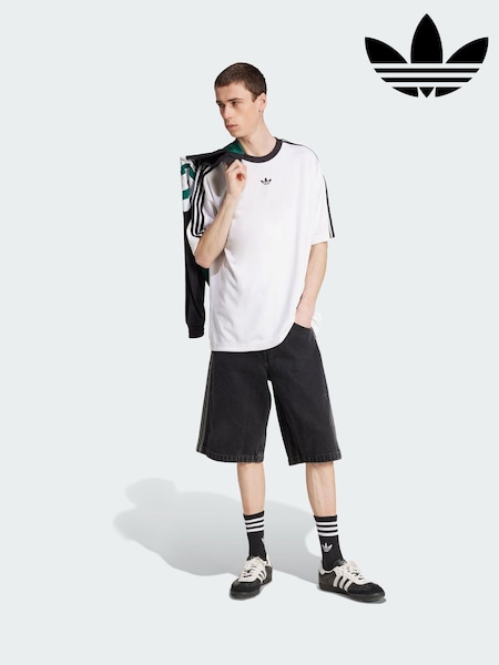 adidas Originals White Adicolor Jacquard Jersey (Y06874) | 173 QAR