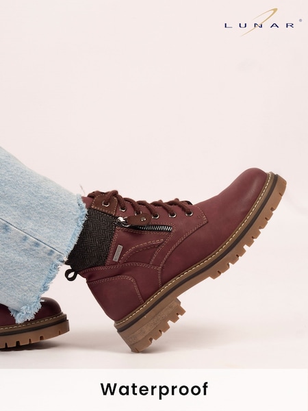 Lunar Red Caramel Waterproof Boots (Y07010) | €93