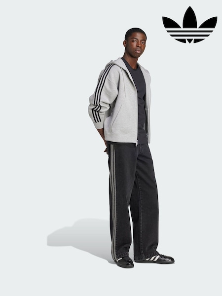adidas Originals Grey Adicolor Spacer Oversized Hoodie (Y07086) | €99