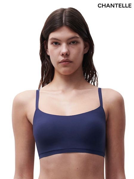 Chantelle Blue Soft Stretch Seamless Padded Bralette Bra (Y07223) | €56