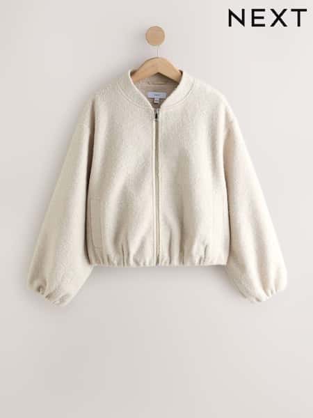 Cream Coatigan Bomber Jacket (Y07239) | €45