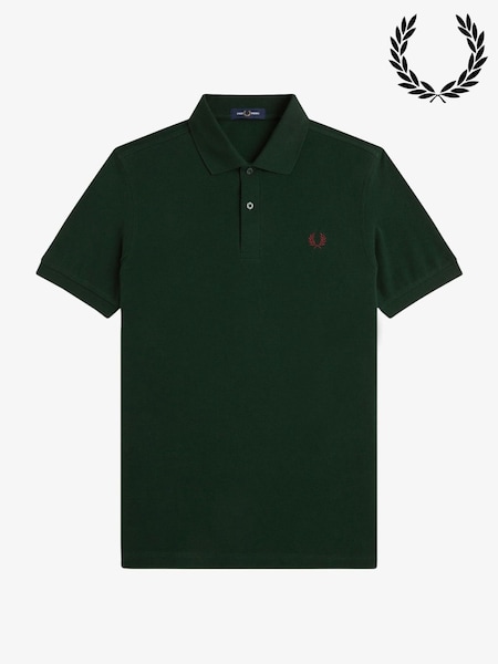 Fred Perry Green Polo Shirt (Y07627) | $185