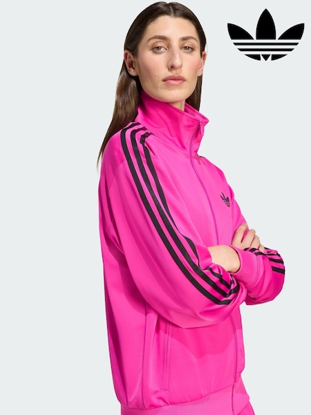 adidas Originals Pink Adicolor Classic Firebird Loose Track Top (Y07891) | €93