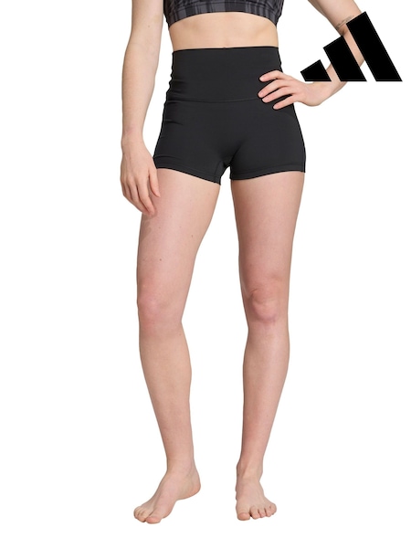 adidas Black All-Me Sculpt Booty Short Leggings (Y07909) | AED204