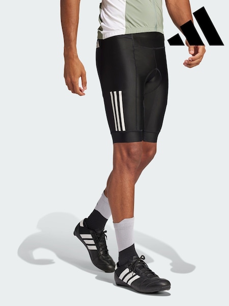 adidas Black Essentials 3-Stripes Padded Cycling Shorts (Y07949) | AED495