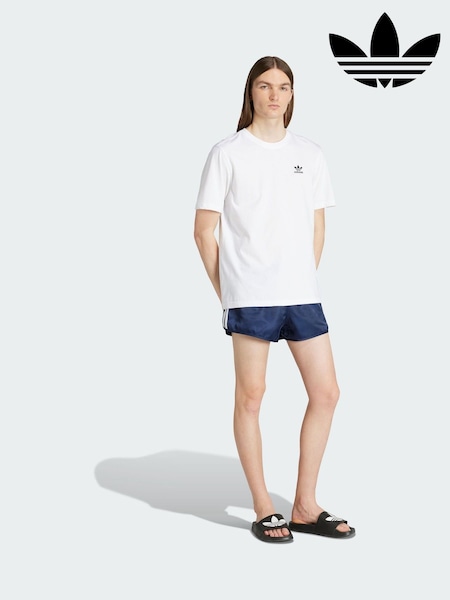 adidas Originals Blue Adicolor 3-Stripes 2-Inch Swim Shorts (Y07962) | R$ 375