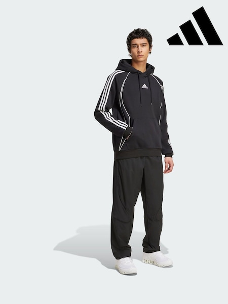 adidas Originals Black Adicolor Teamgeist Cut Line Hoodie (Y07977) | €79