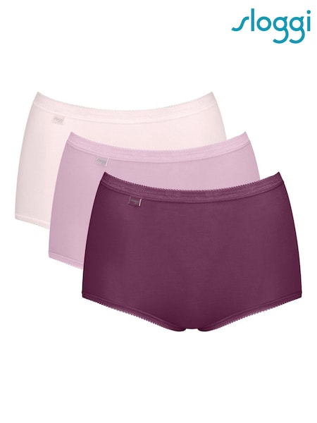 Sloggi Purple Basic+ Maxi Briefs 3 Pack (Y08325) | 44 €