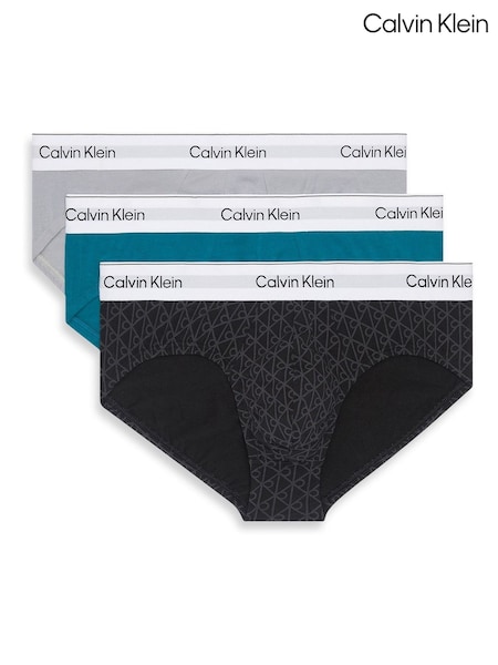 Calvin Klein Black Icon Cotton Stretch Briefs 3 Pack (Y08424) | R$ 435