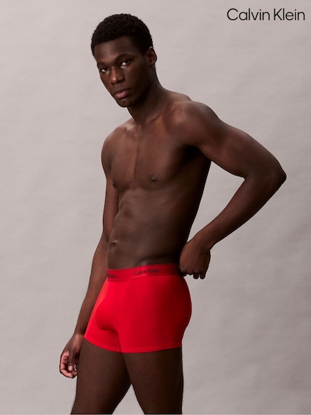 Calvin Klein Red Limited Edition Trunks - Icon Cotton Stretch (Y08435) | 130 QAR
