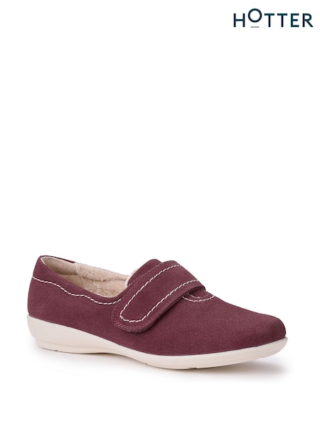 Hotter Regular Fit Toasty Touch Fastening Slippers (Y08483) | € 64