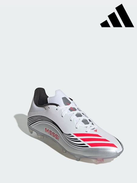adidas White F50 Messi League Firm/Multi-Ground Boots (Y08563) | €113