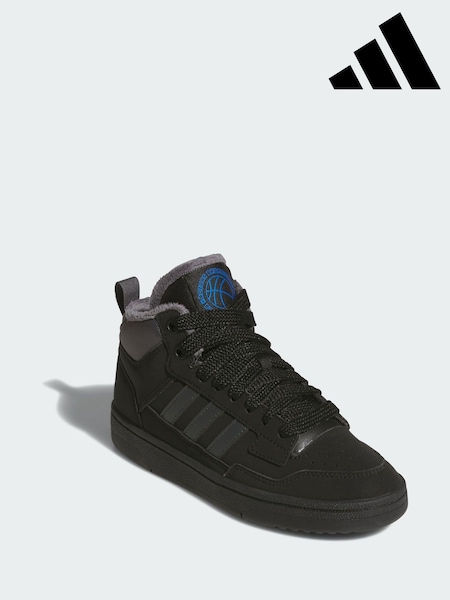 adidas Black Rapid Court Mid Winterized Shoes (Y08582) | €46