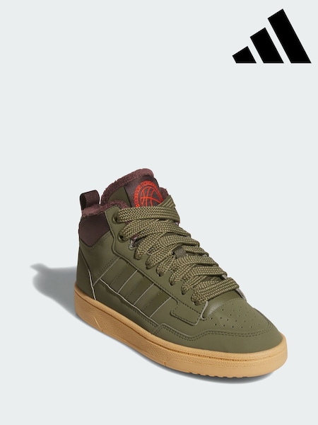adidas Green Rapid Court Mid Winterized Shoes (Y08597) | €46