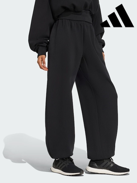 Adidas Black Soft Lux Loose Joggers (Y08636) | €80