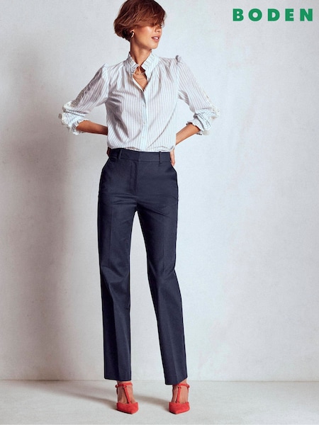 Boden Blue Full Length Canon Bury Trousers (Y08933) | €132