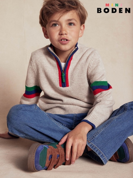 Boden Natural Heritage Half-Zip Jumper (Y08934) | 183 QAR - 208 QAR