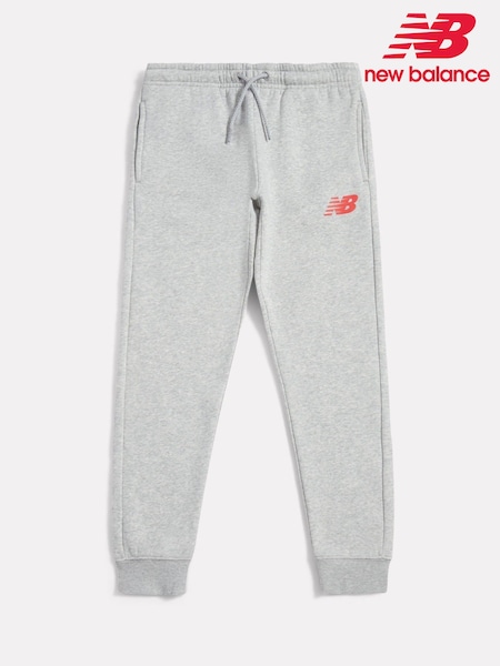 New Balance Grey Brush Back Graphic Joggers (Y08942) | R$ 395 - R$ 475