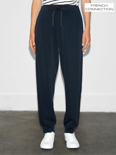 French Connection Blue Wren Side Trim Tie Waist Trousers (Y08944) | R$ 585