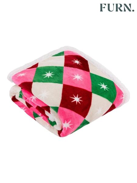 Furn Star Sherpa Fleece Throw (Y08972) | ‏163 د.إ.‏
