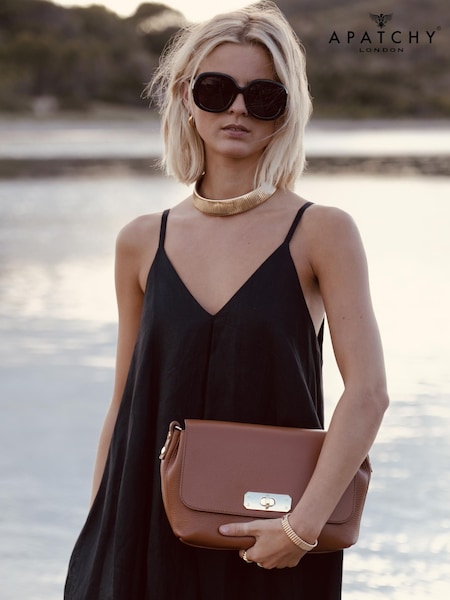 Apatchy Brown The Maisie Maxi Leather Bag (Y09181) | €185