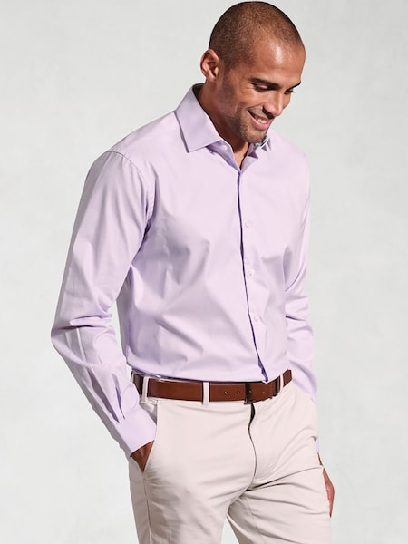 Brook Taverner Herringbone Stretch Cotton Shirt (Y09293) | € 66
