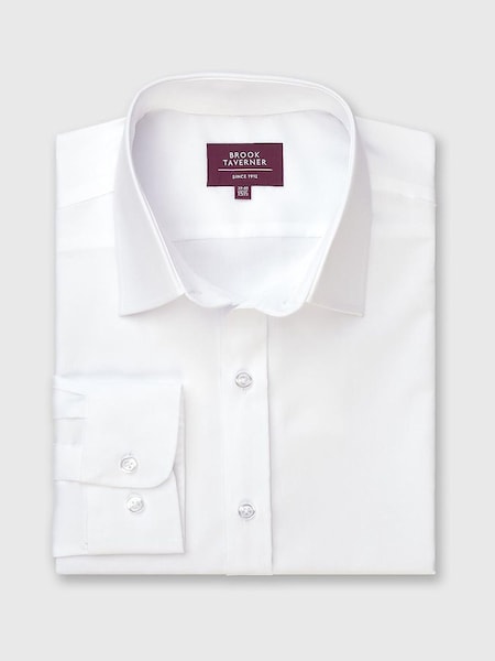 Brook Taverner White Cotton Shirt (Y09306) | €71