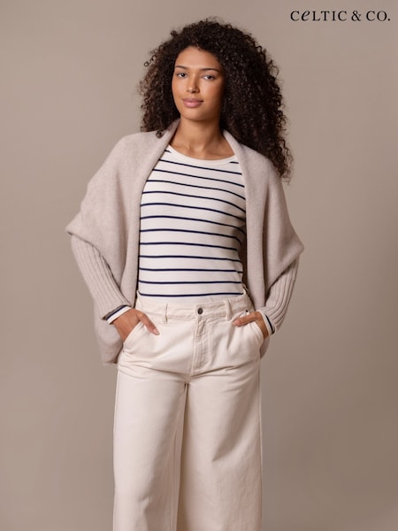 Natural - Celtic & Co. Supersoft Cocoon Cardigan (Y09371) | 211 €