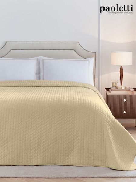 Paoletti Champagne Henley Pin-Cord Bedspread (Y09553) | €95